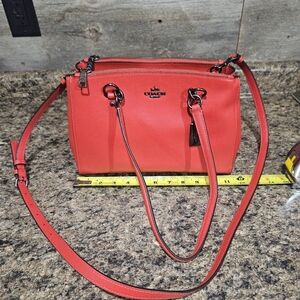 Coach Vibrant Red Crossbody Bag